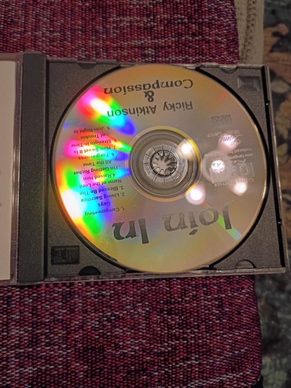 Join In CD By Ricky Atkinson & Compassion - Southern Gospel Album. - Picture 4 of 5